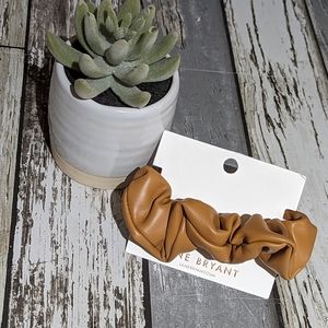 Lane Bryant Faux Leather Scrunchie NWT!